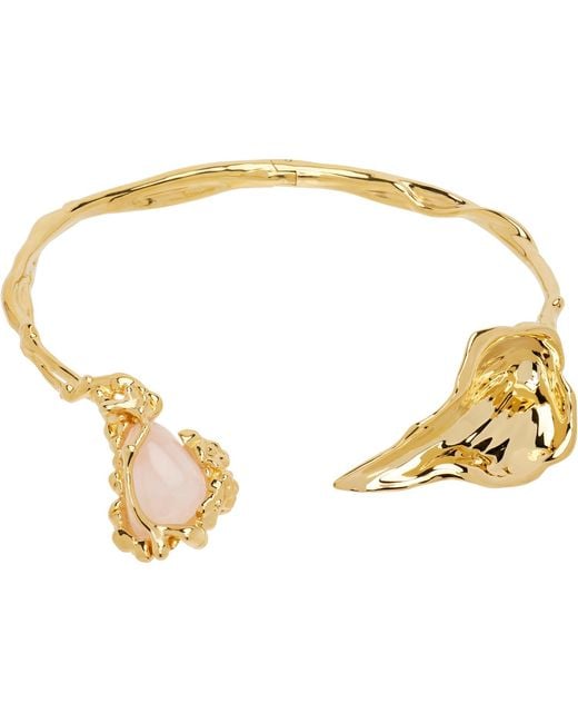 Chloé Metallic 'The Flower Soul' Necklace