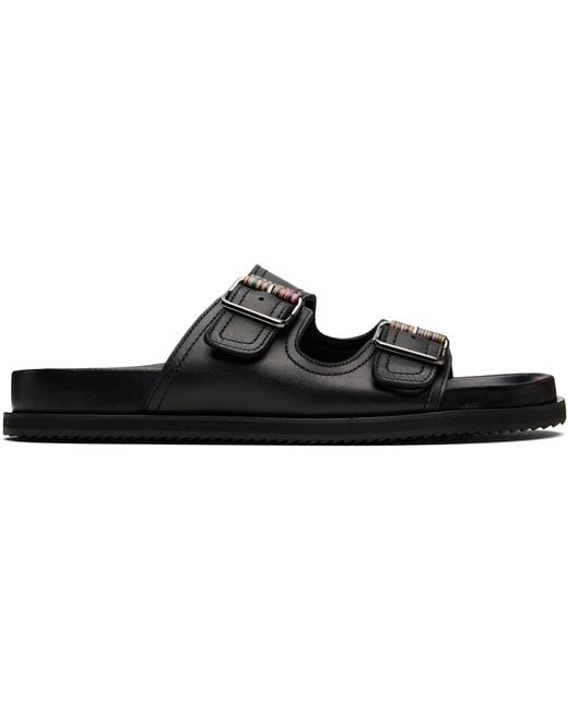 Paul Smith Black 'Malfa' Sandals for men