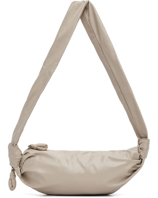Lemaire トープ スモール Soft Croissant バッグ Natural