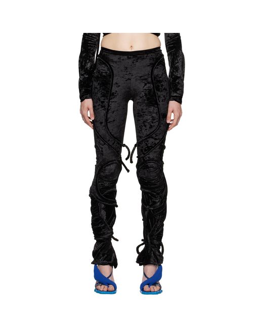 OTTOLINGER Black Multiline Lounge Pants