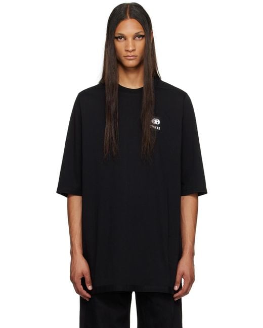 Rick Owens Ssense Exclusive Black Kembra Pfahler Edition Jumbo T-shirt for men