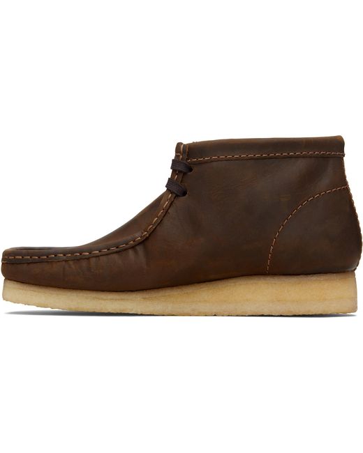 Clarks Black Wallabee Desert Boots for men