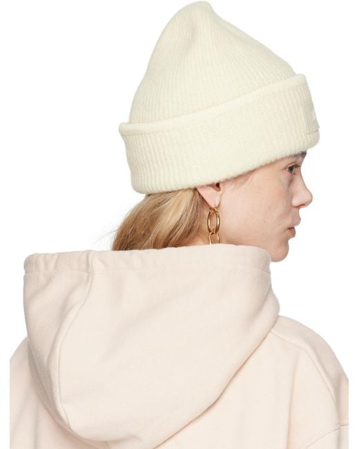 Jacquemus ジャックムス Gros Grain ビーニー オフホワイト LA CAPUCHE GROS GRAIN（ニットキャップ/ビーニー）｜JACQUEMUS