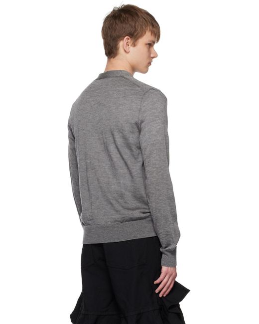 Comme des Garçons Gray Brett Westfall Edition Cardigan for men
