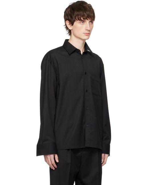 Chemise droite noire Filippa K pour homme en coloris Black