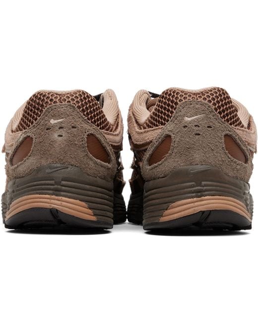Nike Black P-6000 Suede Sneakers for men