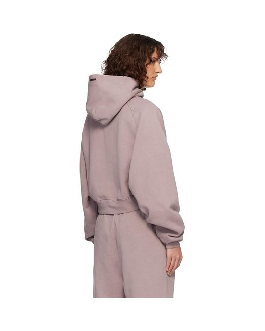 Fear Of God Multicolor Campus 90's Cropped Raglan Hoodie