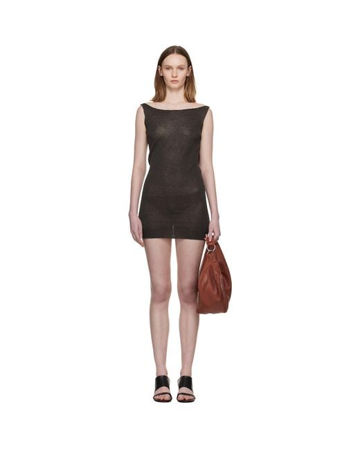 Paloma Wool Black Lotti Minidress