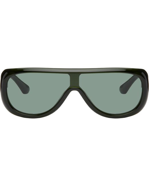 Port Tanger Green Ssense Exclusive Sayf Sunglasses