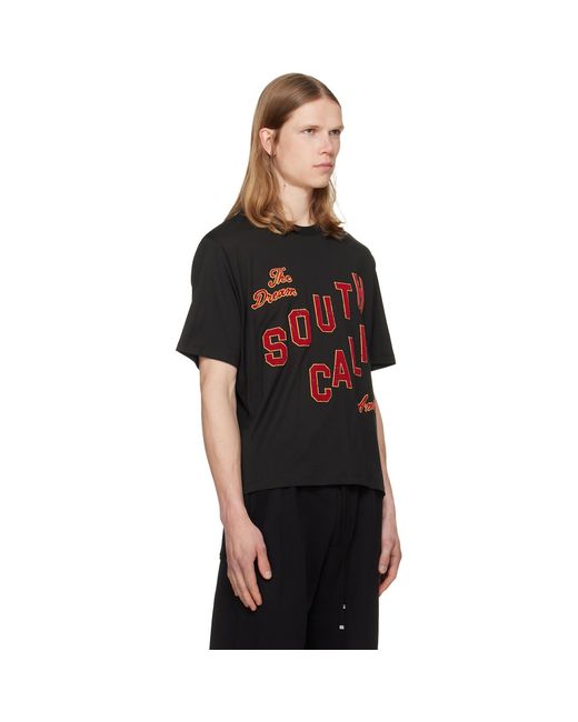 Amiri Black 'South Cali' Box T-Shirt for men