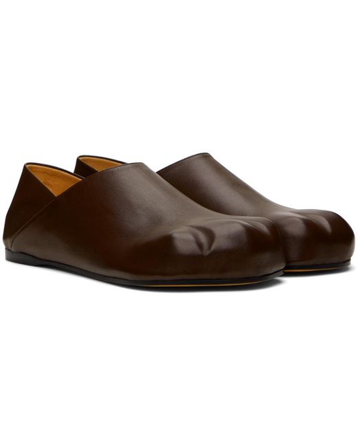 J.W. Anderson Black Brown Paw Loafers