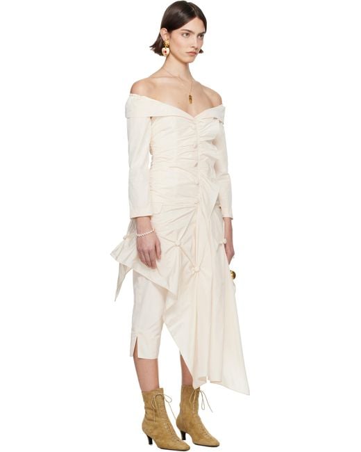 Renaissance Renaissance Black Ssense Exclusive Bridal Capsule Coco Minidress