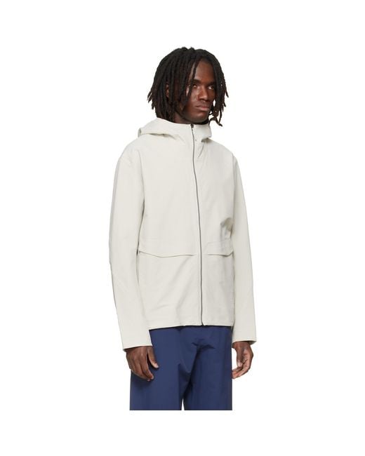 Veilance White Quartic Jacket for men