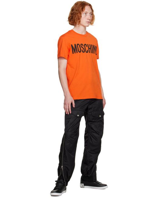 Moschino Black Rubberized Sneakers for men