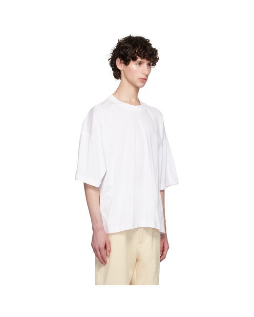 Studio Nicholson White Piu T-Shirt for men