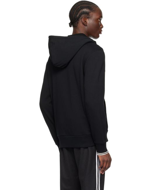 Fred Perry F Perry Black Zip Through Hoodie for men
