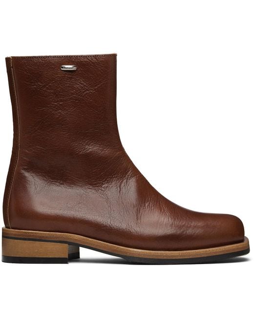 Our Legacy Brown Camion Boots for men