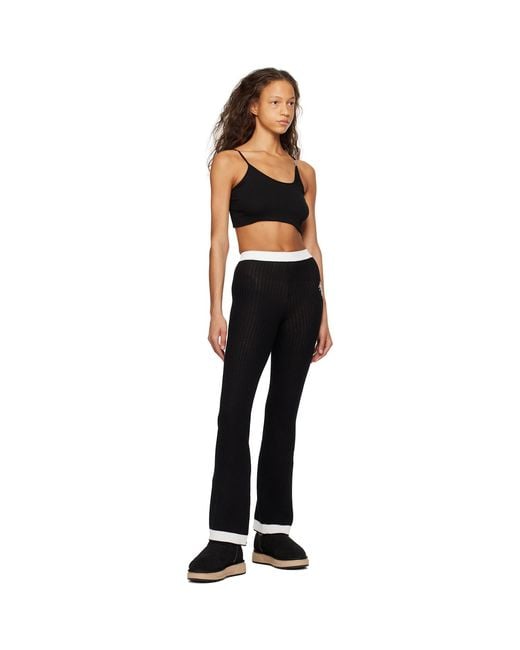 Amiri Black Flared Lounge Pants