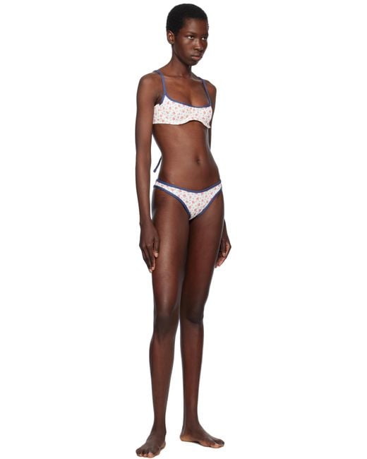 Haut De Bikini Cola Blanc Cassé À Armatures Frankie's Bikinis en coloris Multicolor