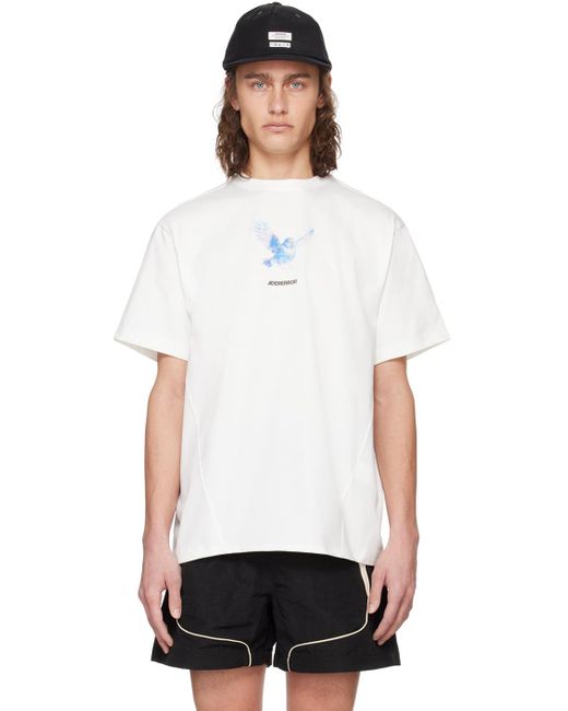 T-shirt blanc à image Adererror pour homme en coloris White