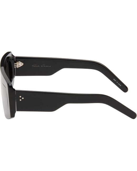Rick Owens Gray Tower Phleg Sunglasses for men