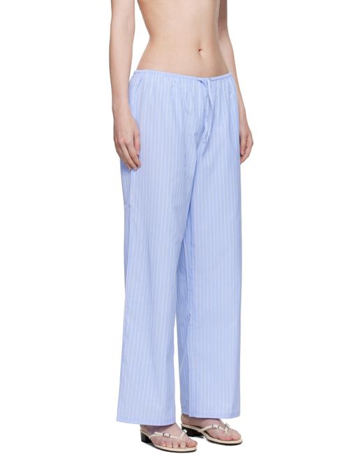 GUIZIO ブルー ストライプ ラウンジパンツ ブルー | Lyst