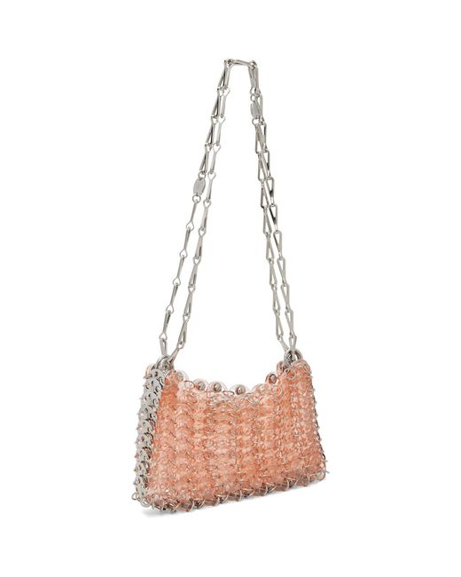 Rabanne Pink 1969 Nano Shoulder Bag