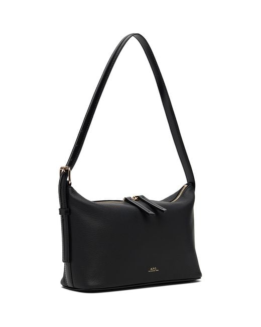A.P.C. Black Vera Shoulder Bag