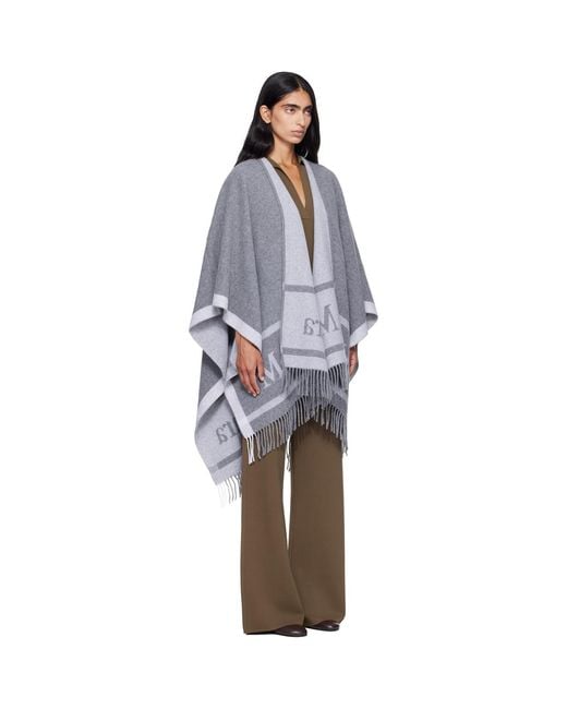 Max Mara Blue Hildestole Scarf