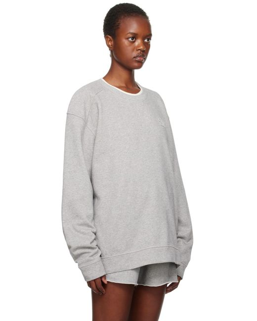 Ganni Gray Isoli Sweatshirt