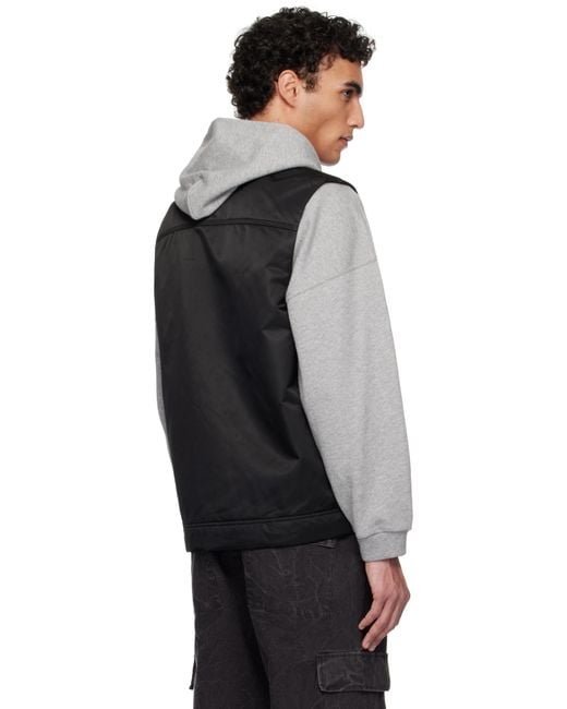 メンズ Reigning Champ ブラック Nylon Twill Tour ベスト Black