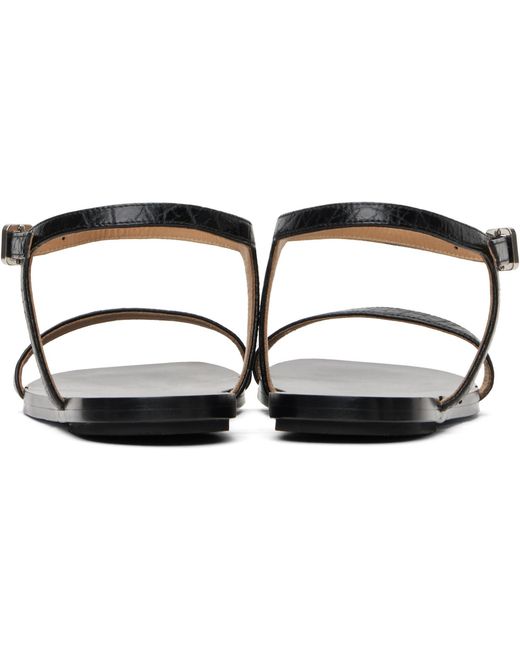 Marsèll Black Sottile Sandals