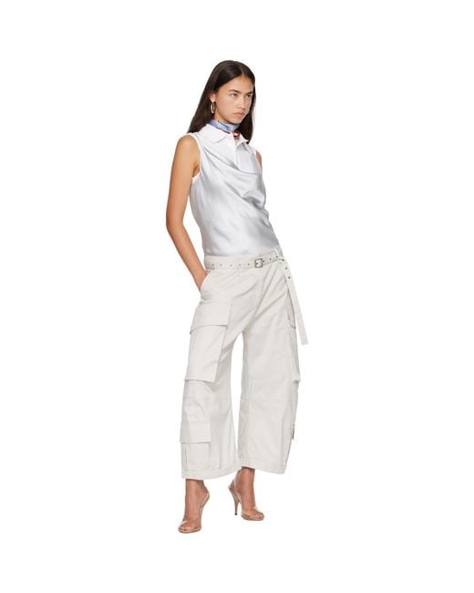 Acne Natural Belt Cargo Pants