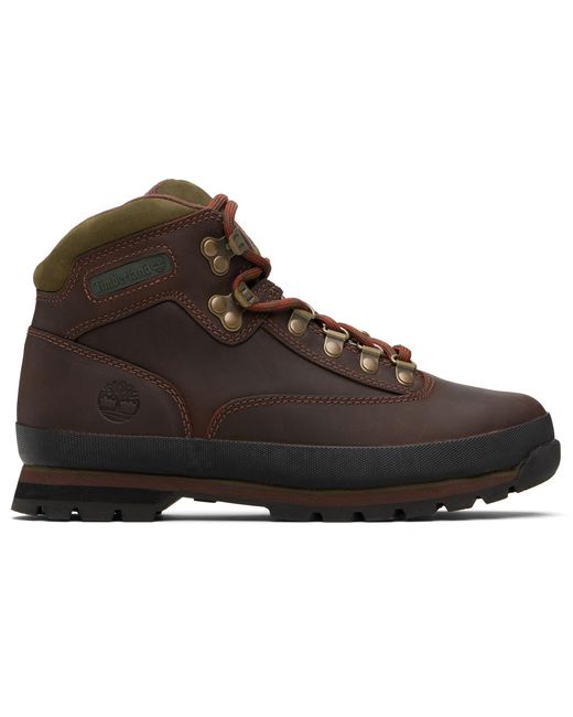 Timberland Black Euro Hiker Leather Boots for men