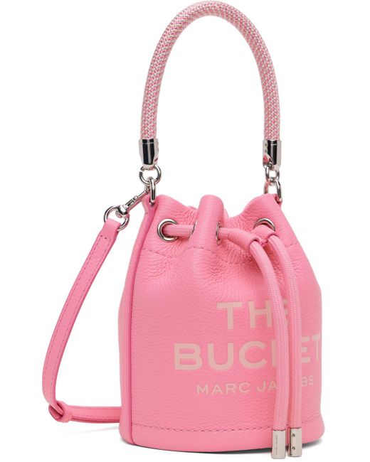 Mini sac seau 'the bucket' rose en cuir Marc Jacobs en coloris Pink