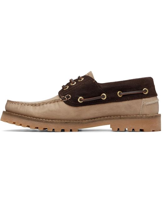 Barbour Black Re-Engineered Deck Boat Shoes for men