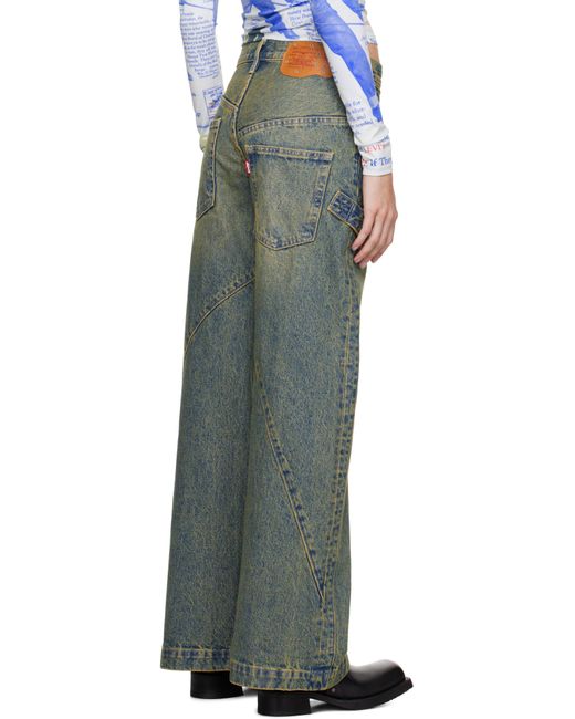 ANDERSSON BELL Levi's Edition Overlay Jeans in Blue | Lyst