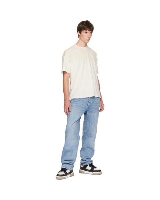 Represent White Reverse Resent T-Shirt for men