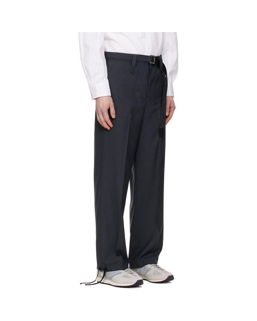 Sacai Black Suiting Trousers for men