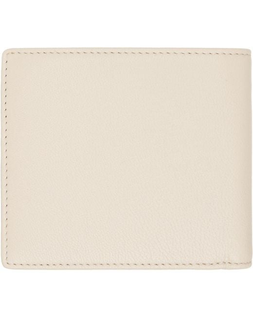 Vivienne Westwood Natural Off- Billfold Wallet for men
