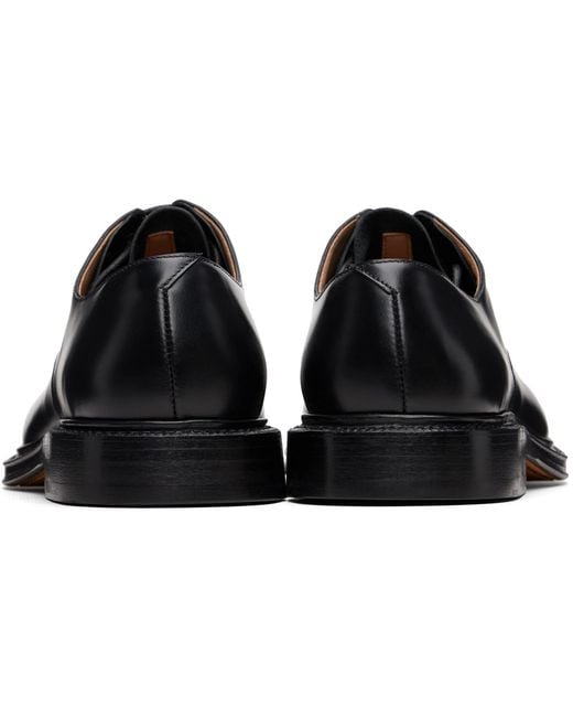 Bottega Veneta Black James Lace-Up Derbys for men
