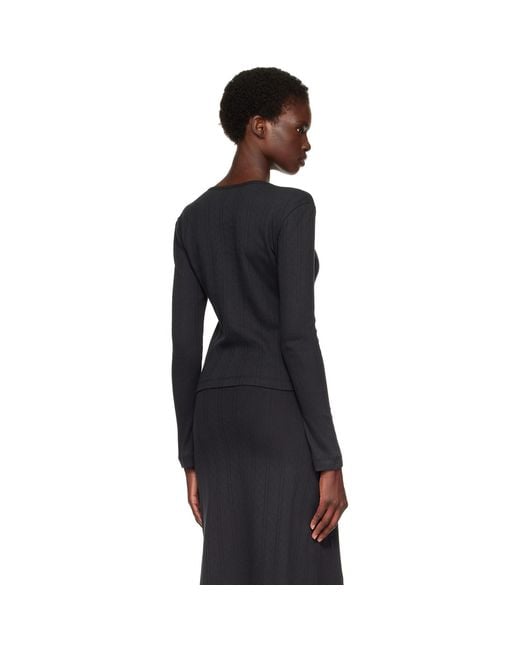 Cou Cou Black 'The Cardigan' Cardigan
