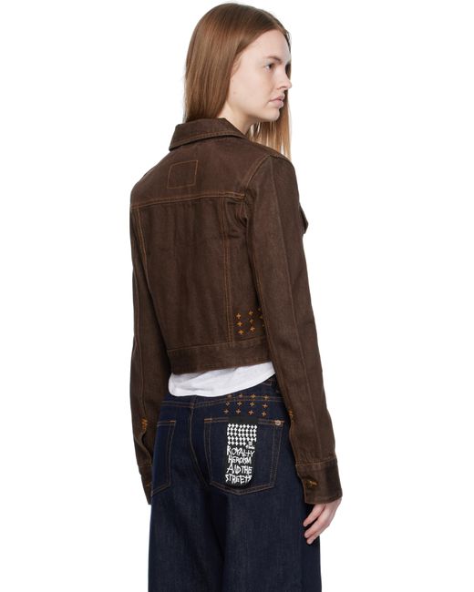 Ksubi Black Slim Denim Trucker Jacket