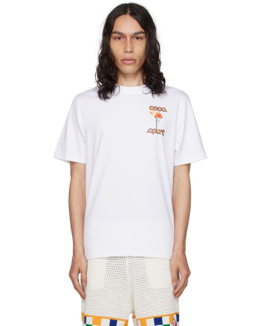 T-shirt La Flamme Du Sport Casablancabrand pour homme en coloris White