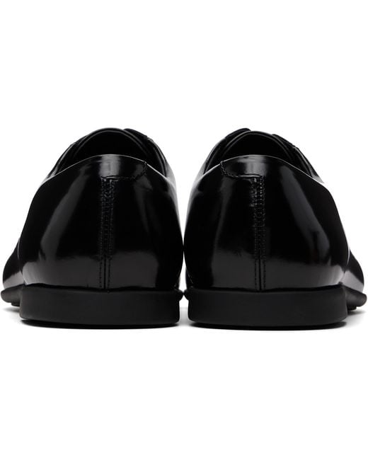 Jil Sander Black Lace-Up Oxfords for men