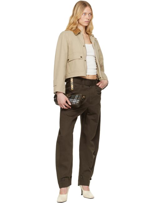 Burberry ベージュ コットン フィールドジャケット Natural