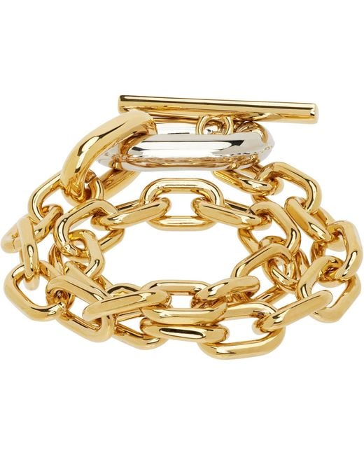 Rabanne Metallic Toggle Bracelet