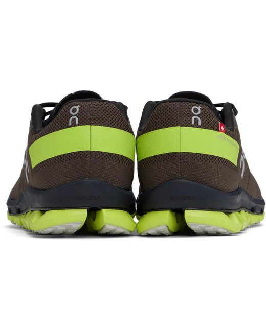 メンズ On Shoes Ssense限定 ブラウン Cloudflash スニーカー Black