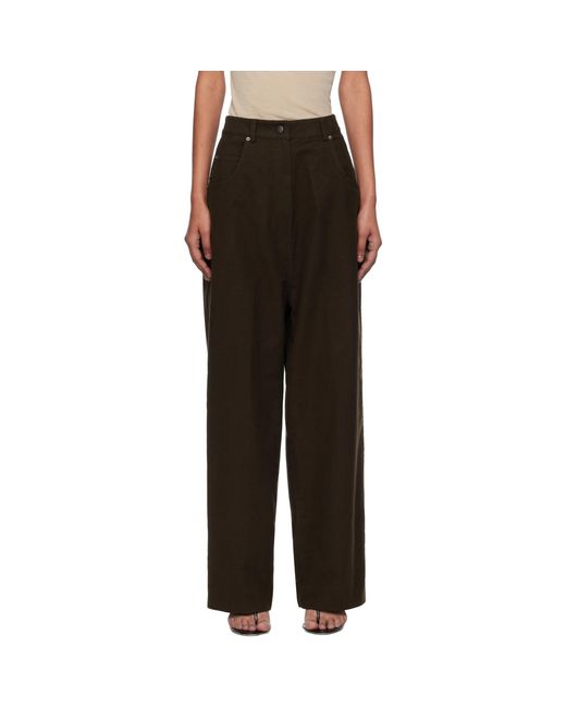 GIA STUDIOS Black Grace Trousers