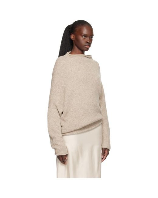 Lauren Manoogian Natural Askew Pullover Sweater